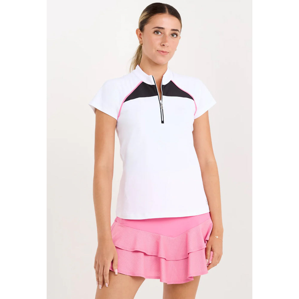 Sofibella Women's Flora Lux Short Sleeve - White
