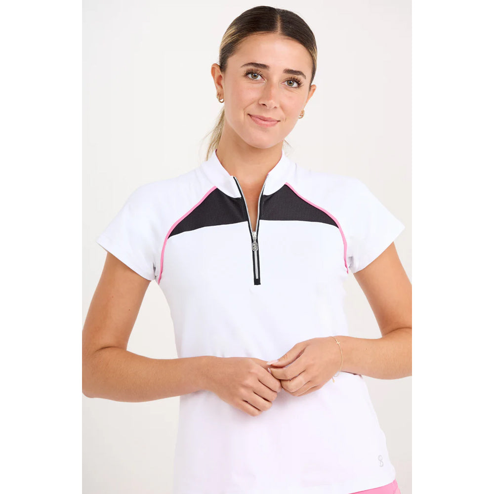 Sofibella Women's Flora Lux Short Sleeve - White