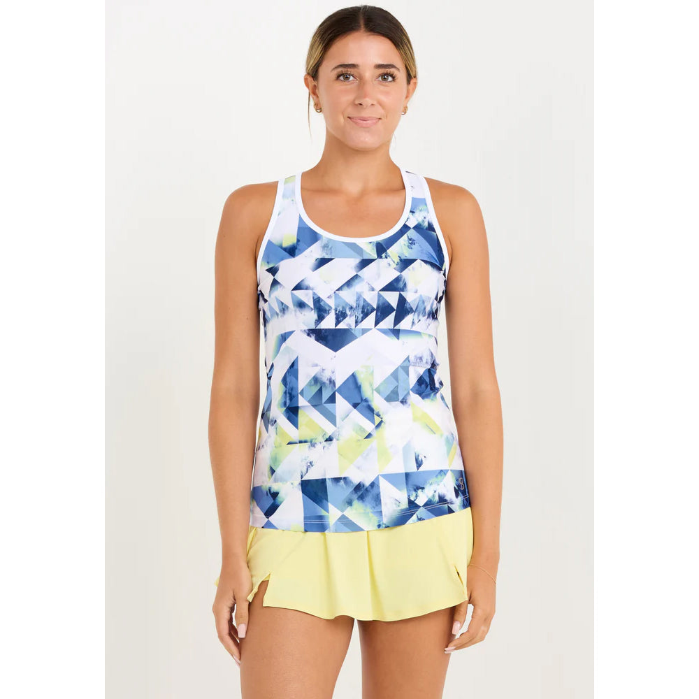 Sofibella Women's Kaleidoscope 25" Racerback - Kaleidoscope