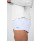 Sofibella Women's UV Colors Staples Mesh Long Sleeve - White