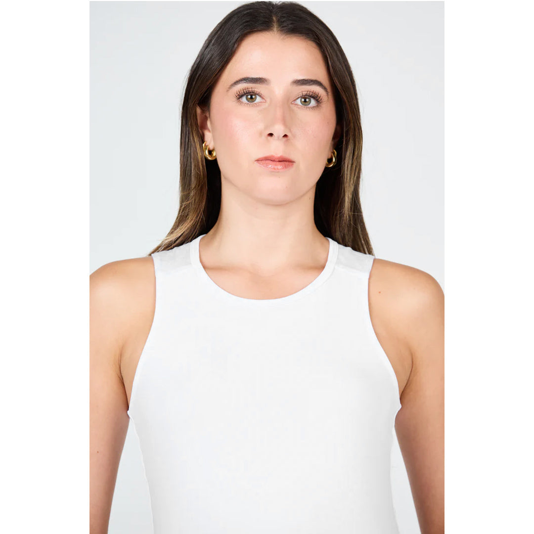 Sofibella Women's White Lotus Tank - White