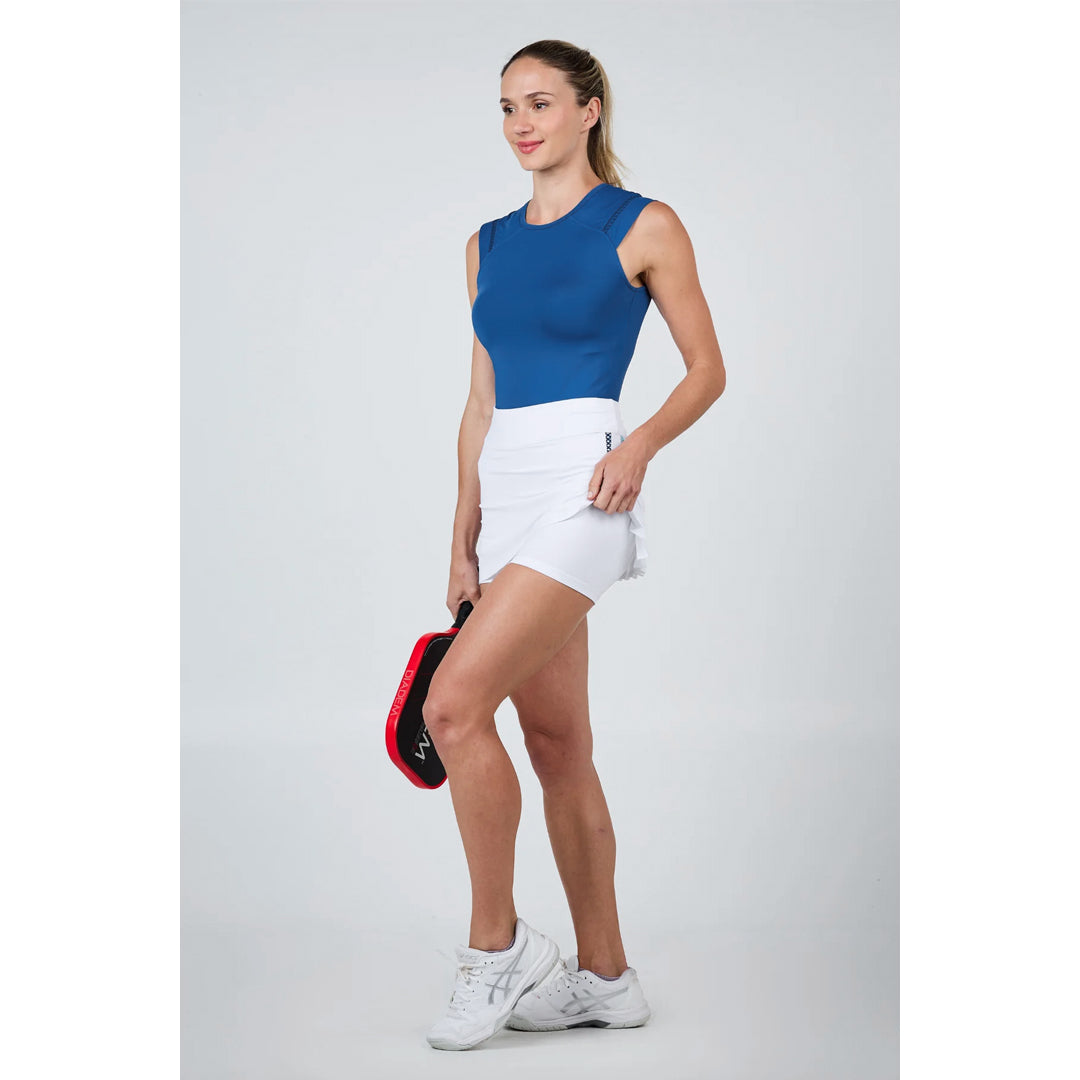 Sofibella Women's Perfect Storm 13" Skort - White