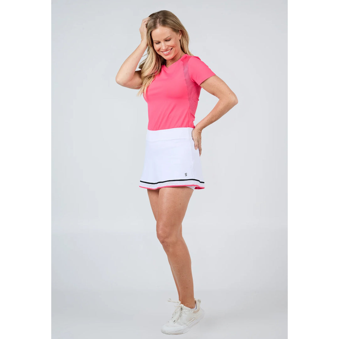 Sofibella Women's Amore Mio 13" Skort - White