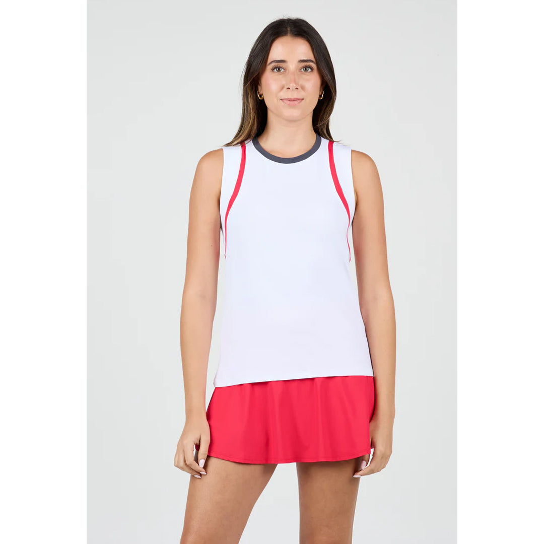Sofibella Women's Berry Fusion Full Back Tank - Berry Fusion
