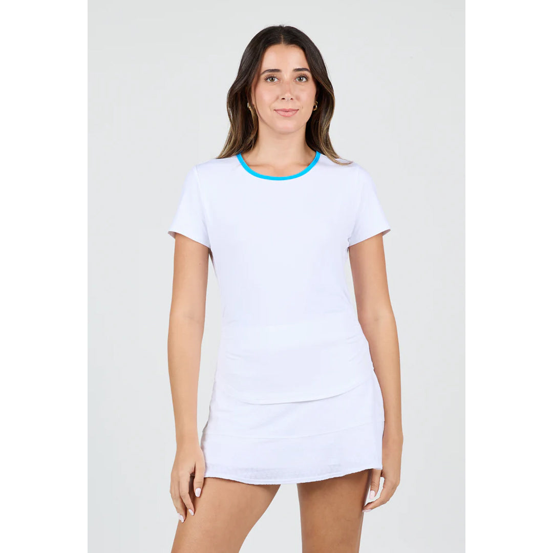Sofibella Women's Electric Whites Short Sleeve Tee - White