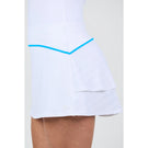 Sofibella Women's Electric Whites 13" Ruffle Skort - White