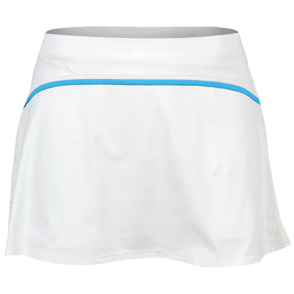 Sofibella Women's Electric Whites 13" Ruffle Skort - White