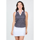 Sofibella Women's Berry Fusion Sleeveless Polo - Jetset