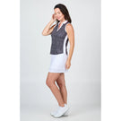 Sofibella Women's Berry Fusion Sleeveless Polo - Jetset