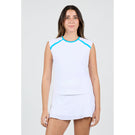 Sofibella Women's Electric Whites Sleeveless Tee - White