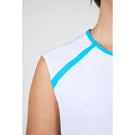 Sofibella Women's Electric Whites Sleeveless Tee - White