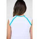 Sofibella Women's Electric Whites Sleeveless Tee - White