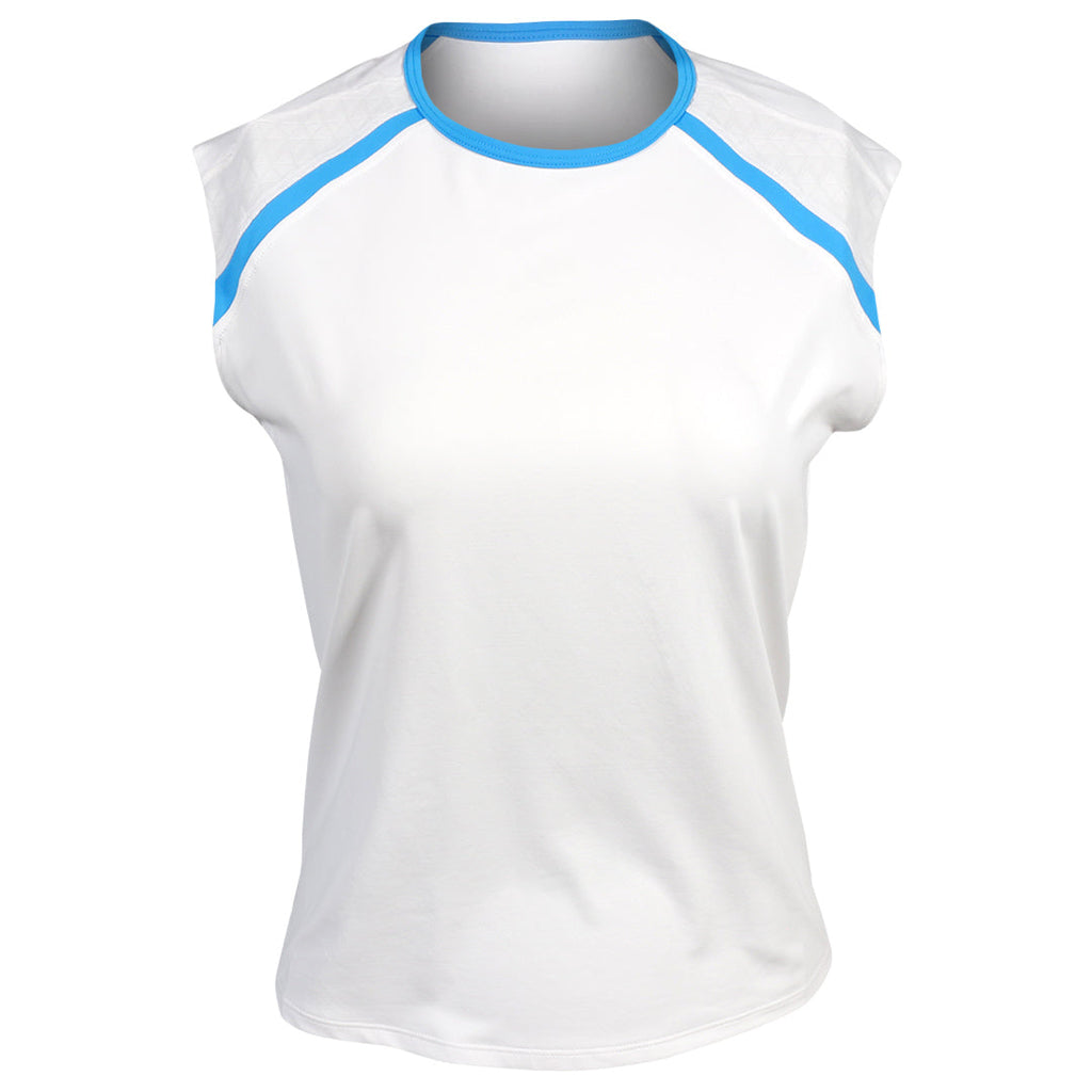 Sofibella Women's Electric Whites Sleeveless Tee - White
