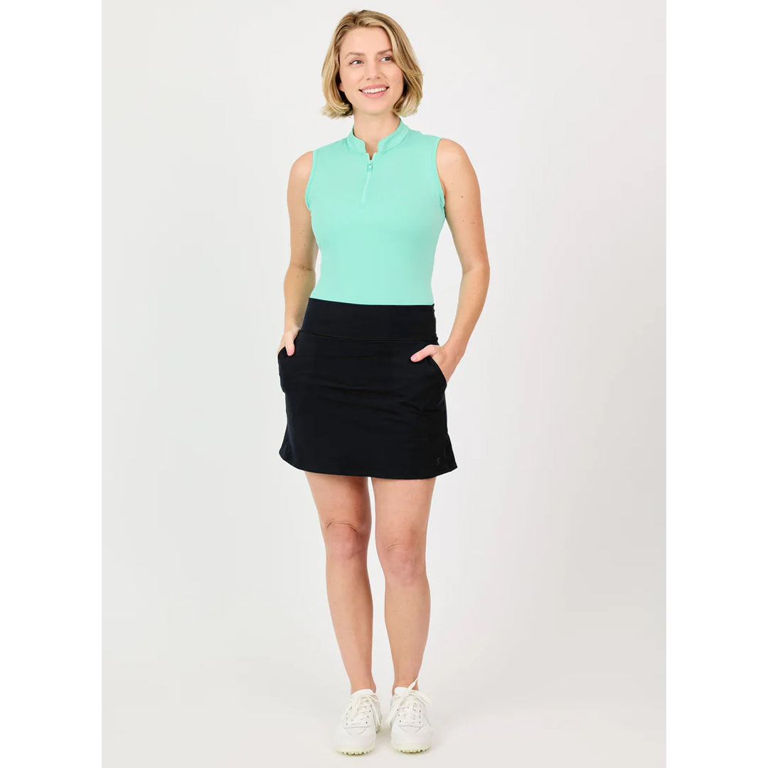 Sofibella Women's UV Staples 15" Skort - Black