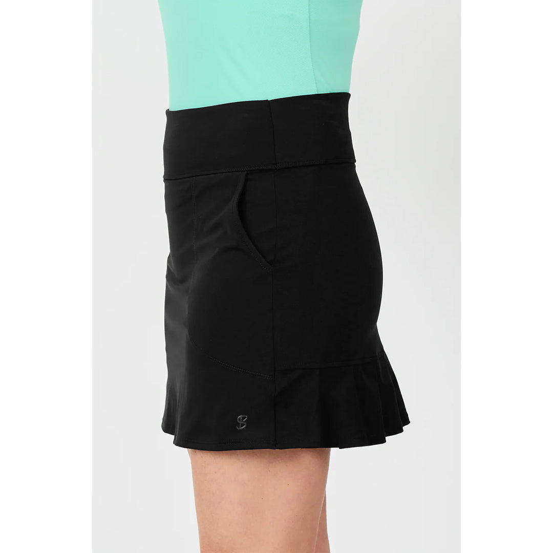 Sofibella Women's UV Staples 15" Skort - Black