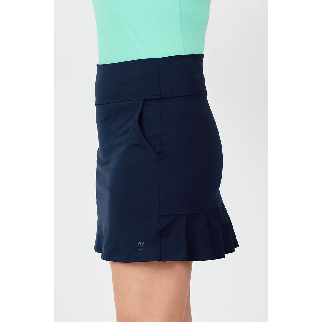 Sofibella Women's UV Staples 15" Skort - Navy