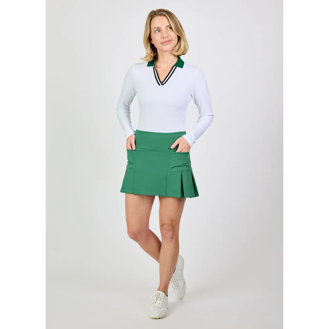 Sofibella Women's Fresh Air 15" Skort - Pine