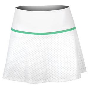 Sofibella Women's Alpine Whites 14" Mesh Skort - White