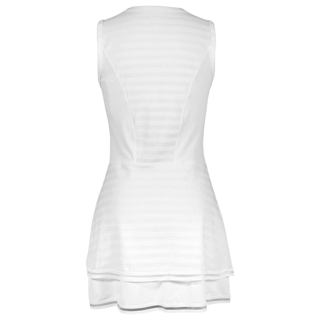 Sofibella Women's White Stripes Tennis Dress - White