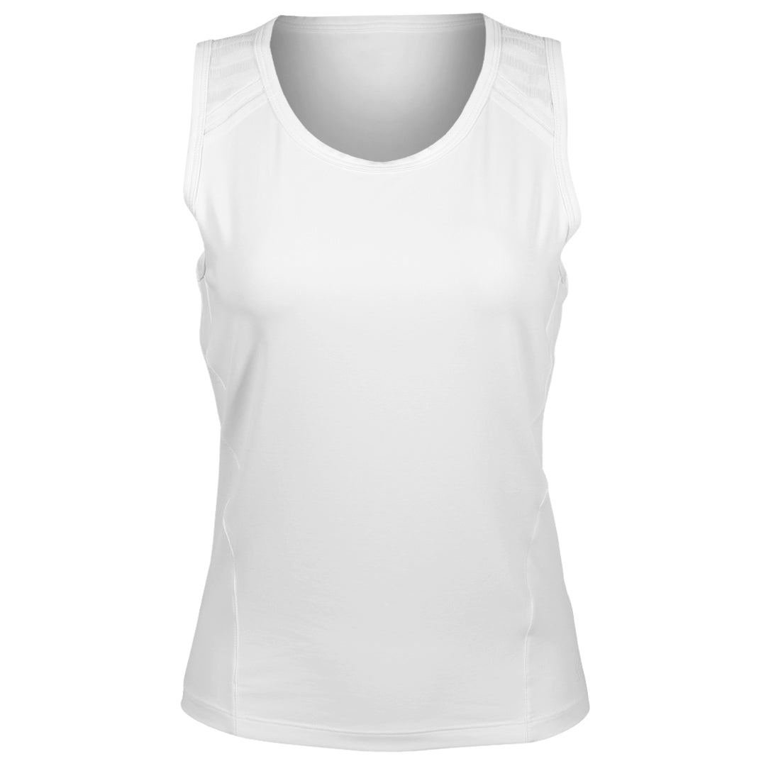 Sofibella Women's White Stripes 23" Tank - White