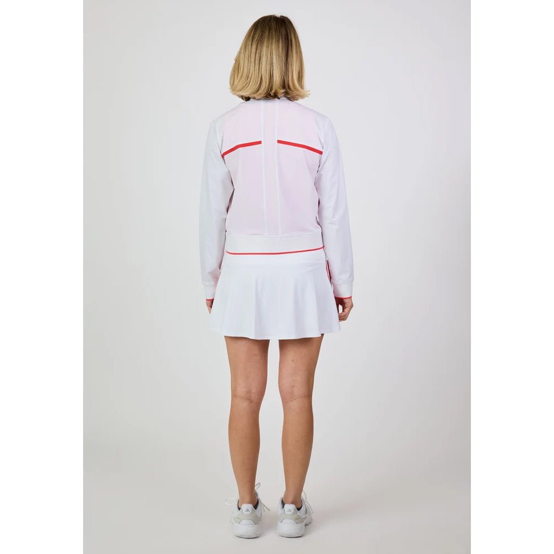 Sofibella Women's Viva Hibiscus Jacket - White/Hibiscus