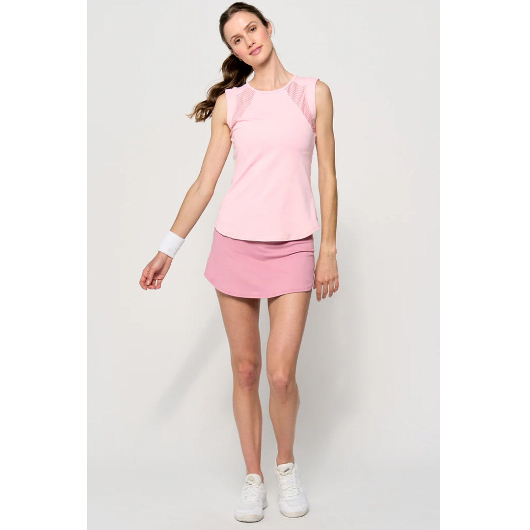 Lija Women's In Full Swing Power Tank - Carnation