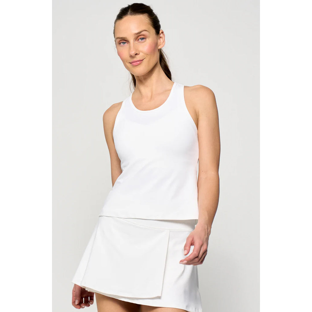 Lija Women's The One To Beat Rival Tank - White