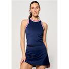 Lija Women's The One To Beat Varsity Tank - Marine/Multi