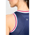 Lija Women's The One To Beat Varsity Tank - Marine/Multi