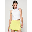 Lija It's all about Love Varsity Tank - White