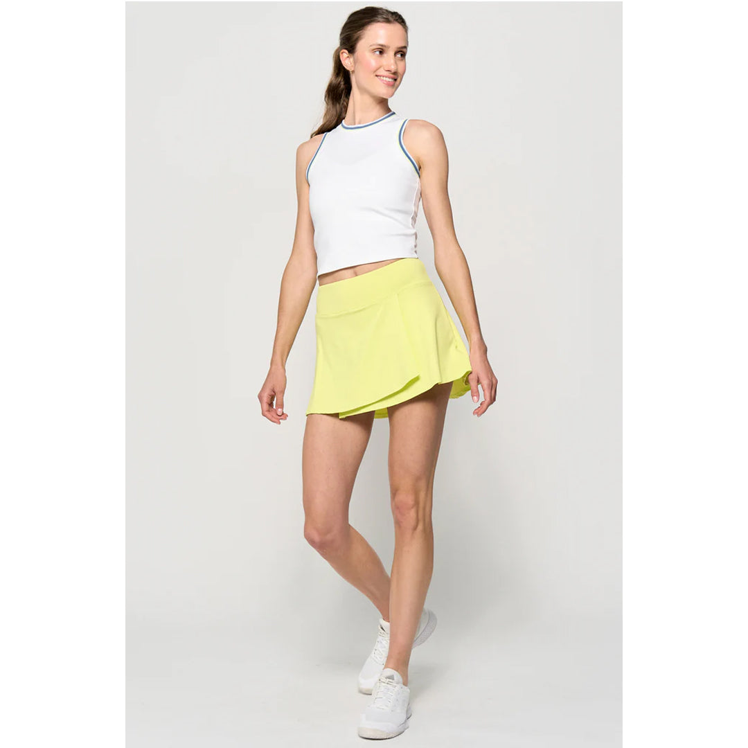 Lija It's all about Love Varsity Tank - White