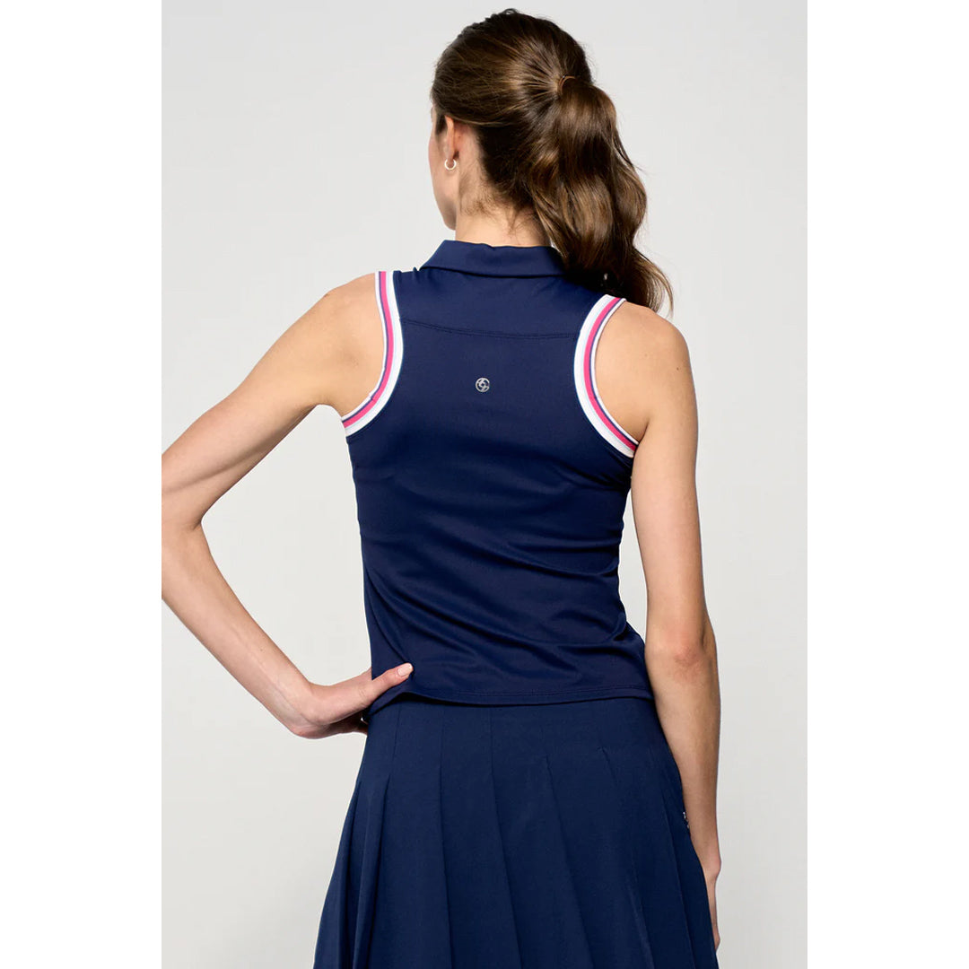 Lija Women's The One To Beat Slice Polo - Marine