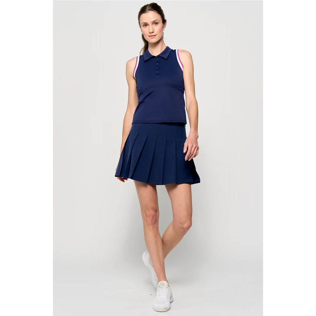 Lija Women's The One To Beat Slice Polo - Marine