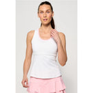 Lija Women's In Full Swing Peek Tank - White