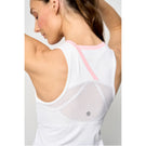 Lija Women's In Full Swing Peek Tank - White