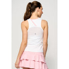 Lija Women's In Full Swing Peek Tank - White