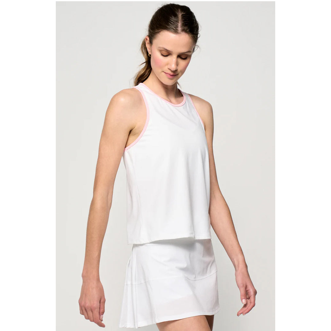 Lija Women's In Full Swing Training Tank - White