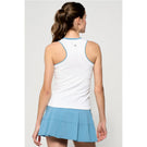 Lija Women's In Full Swing Gracey Tank - White