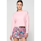 Lija Women's In Full Swing Rally Longsleeve Top - Carnation