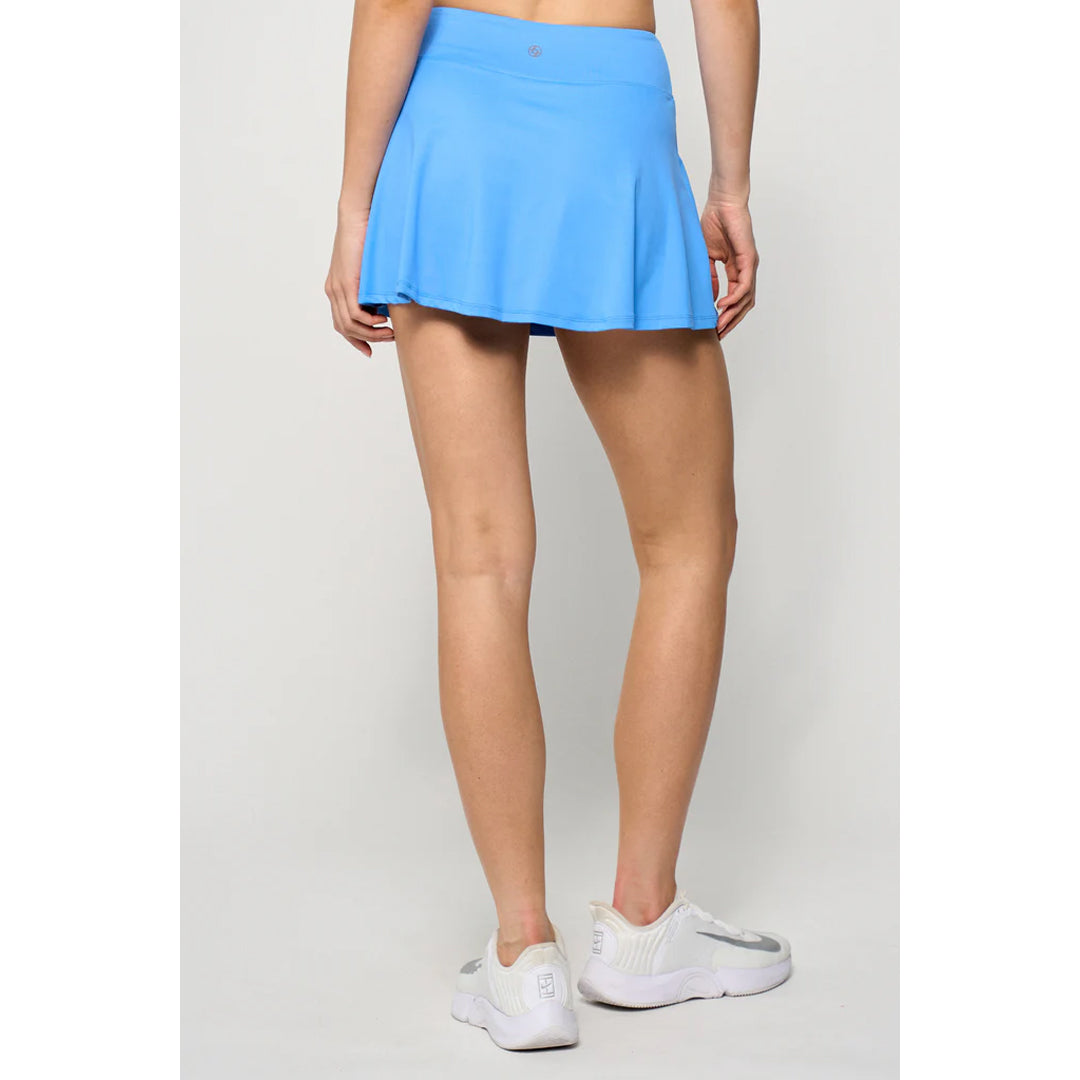 Lija It's all about Love Tiebreak 13" Skort - Blue Sky