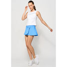 Lija It's all about Love Tiebreak 13" Skort - Blue Sky