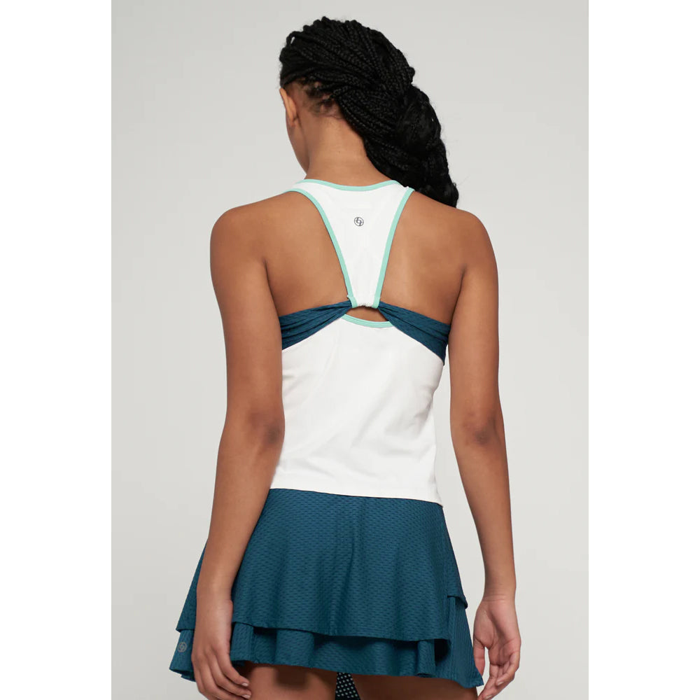 Lija Women's Like A Champion Star Tank - White
