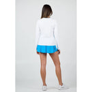 Sofibella Women's Style Icons Longsleeve Top - White/Electric Blue