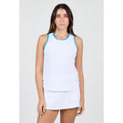 Sofibella Women's Electric Whites Smash Tank - White