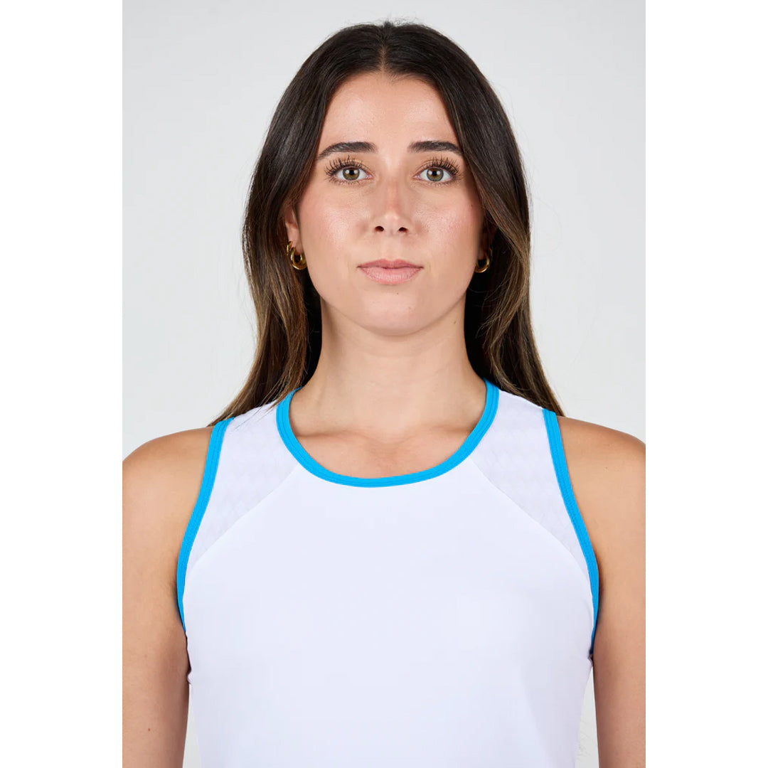 Sofibella Women's Electric Whites Smash Tank - White