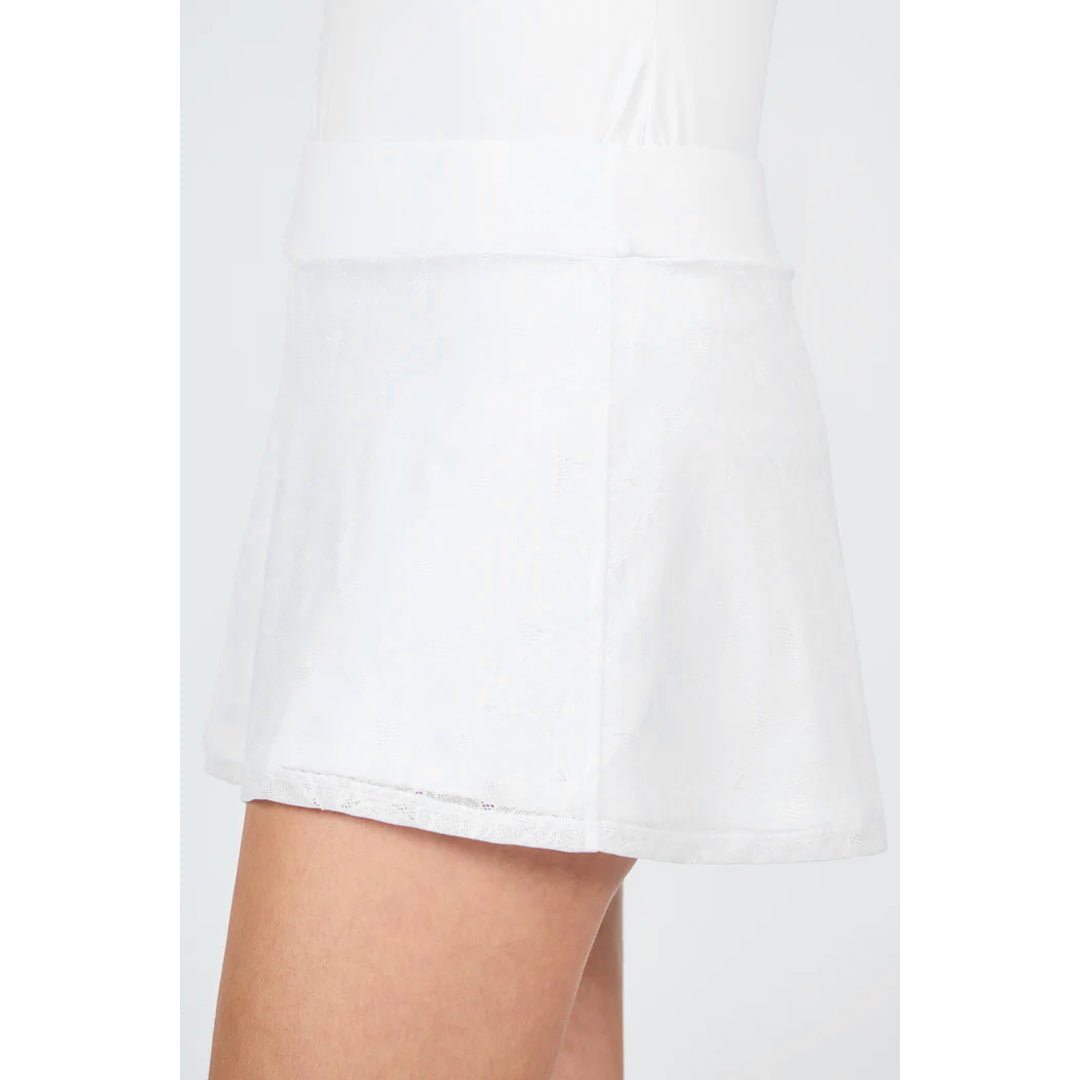 Sofibella Women's White Lotus 13" Skort - White