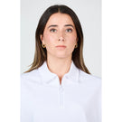 Sofibella Women's UV Staples 1/4 Pullover - White