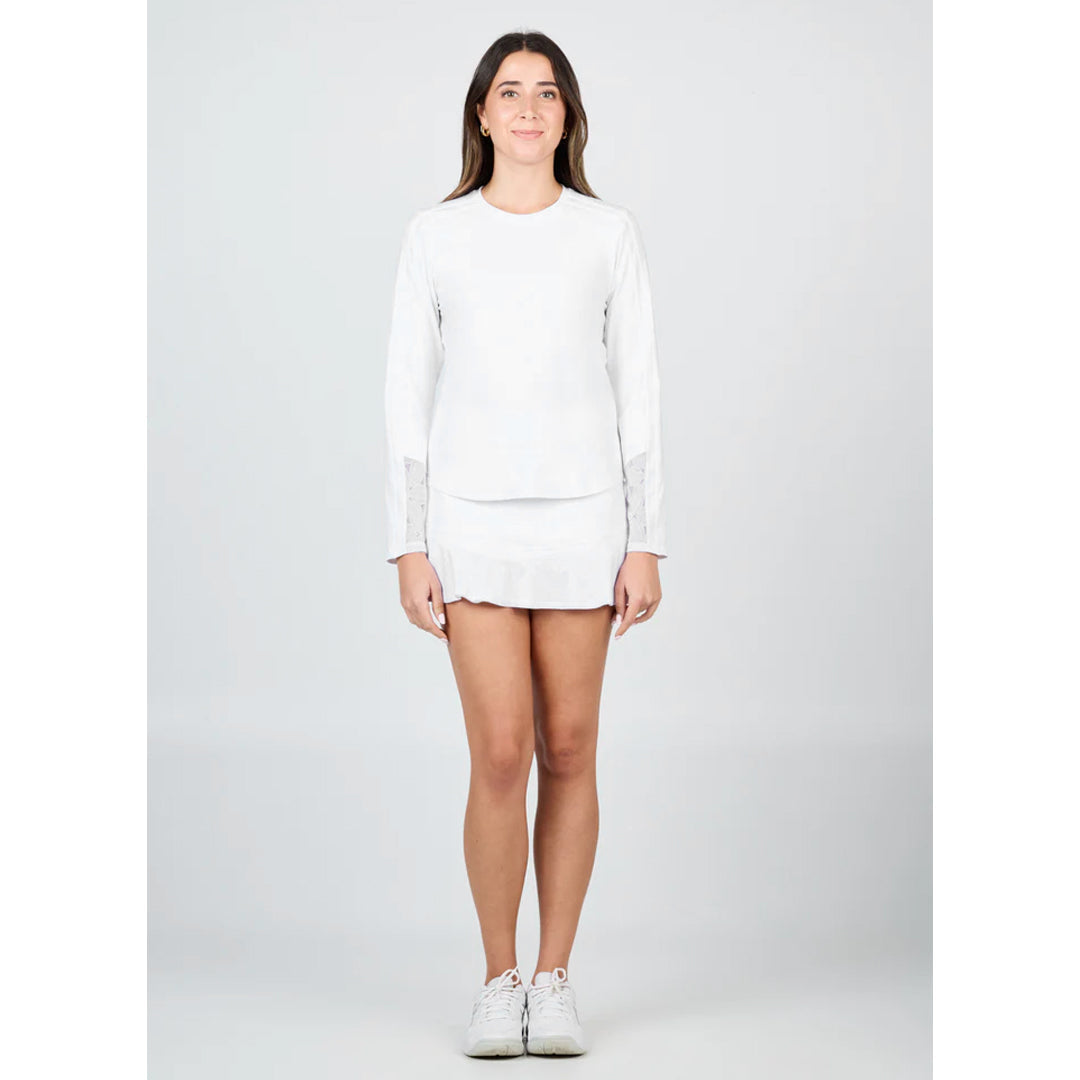 Sofibella Women's White Lotus Long Sleeve - White