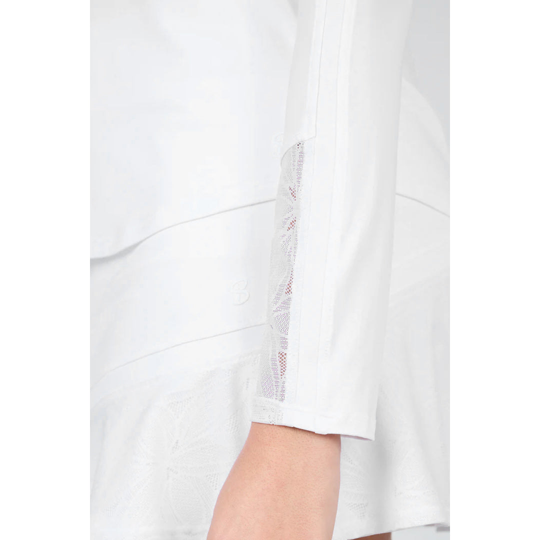 Sofibella Women's White Lotus Long Sleeve - White