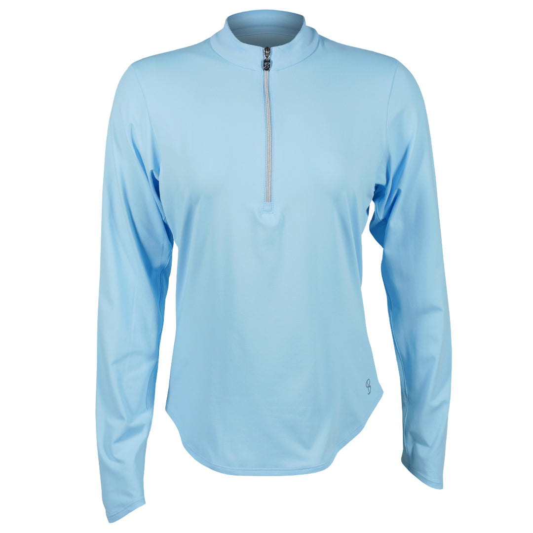 Sofibella Women's UV Staples Long Sleeve Top - Cloud